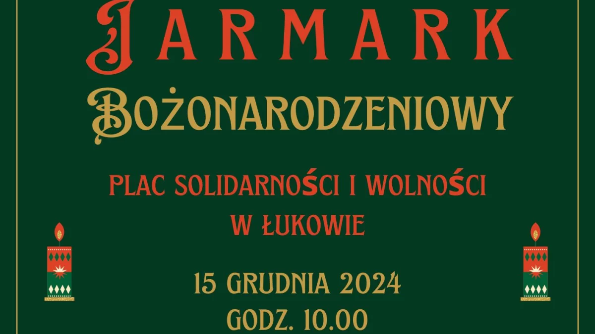 Jarmark Bożonarodzeniowy. Będzie smacznie i kolorowo. - Zdjęcie główne