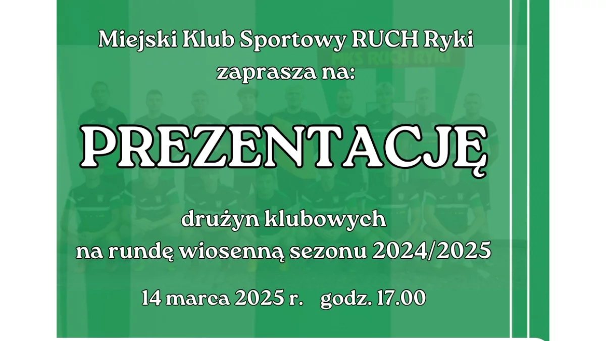 Ruch Ryki. Tego jeszcze nie było! - Zdjęcie główne