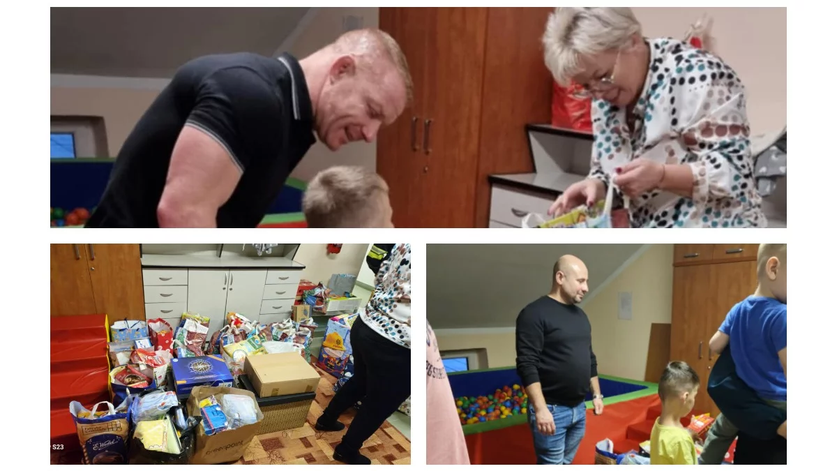 Adrian Kurek i spółka obdarowali dzieci z Domu Dziecka (zdjęcia) - Zdjęcie główne