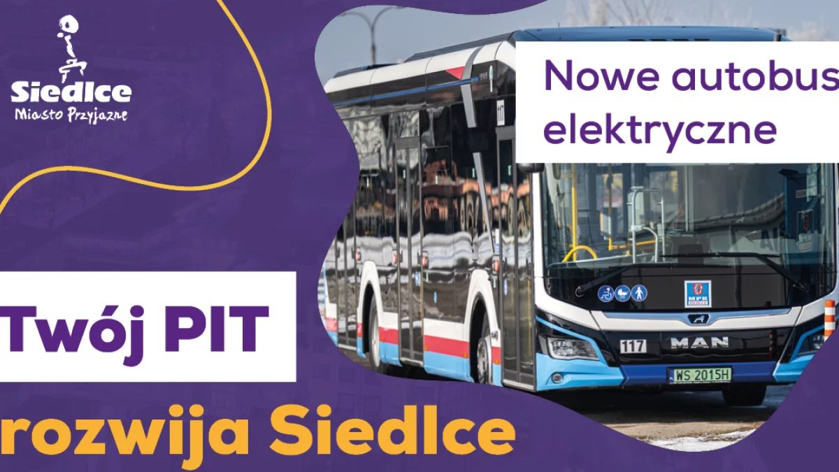 Siedlce zachęcają do rozliczeń... nowym autobusem elektrycznym - Zdjęcie główne