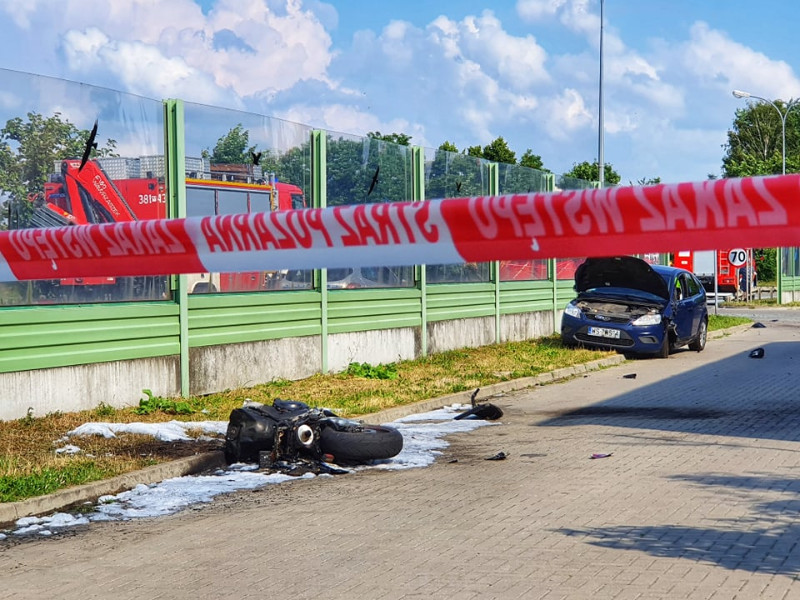 Siedlce: Śmiertelny wypadek z udziałem motocyklisty - Zdjęcie główne