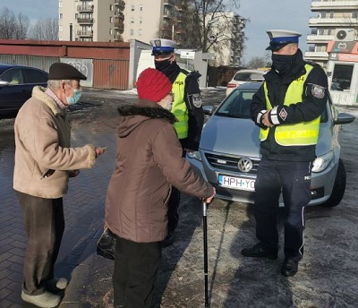 Akcja „Niechronieni uczestnicy ruchu drogowego" w Siedlach - Zdjęcie główne