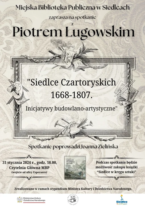 Spotkanie z Piotrem Ługowskim w siedleckiej książnicy - Zdjęcie główne