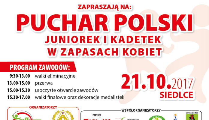 Puchar Polski Juniorek i Kadetek w zapasach kobiet - Zdjęcie główne