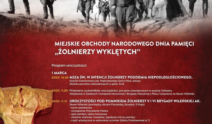 Obchody Narodowego Dnia Pamięci Żołnierzy Wyklętych w Siedlcach - Zdjęcie główne