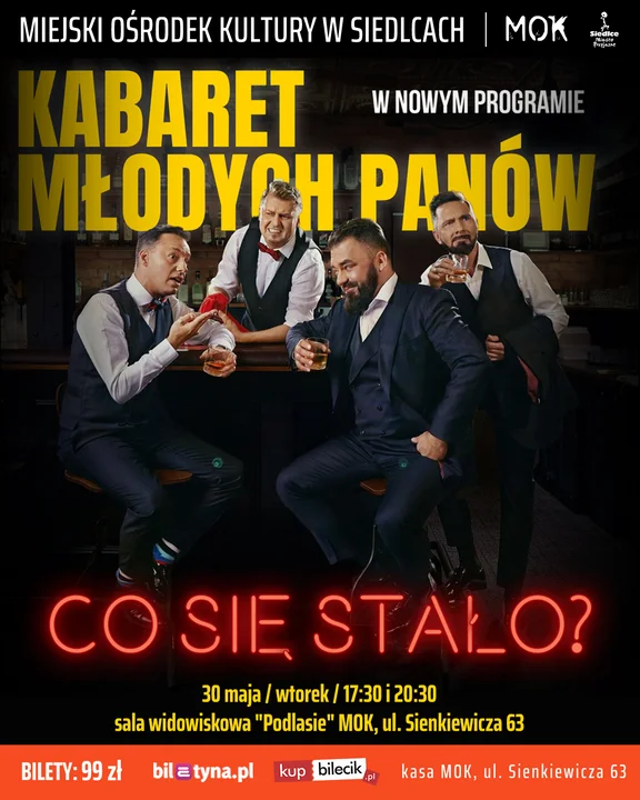 Kabaret Młodych Panów na siedleckiej scenie Podlasie - Zdjęcie główne