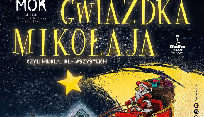 Siedlce: Gwiazdka Mikołaja i choinka - Zdjęcie główne