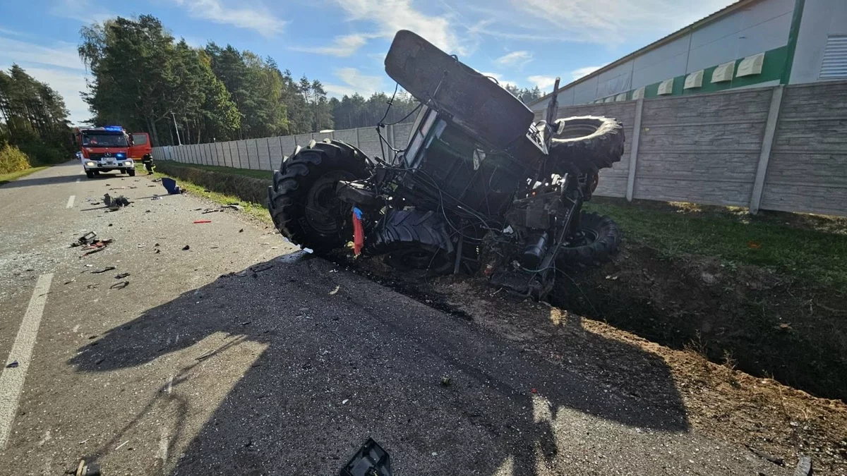 Siedleccy policjanci wyjaśniają okoliczności wypadku - Zdjęcie główne