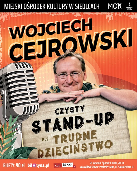 Stand-up Wojciecha Cejrowskiego w siedleckiej sali Podlasie - Zdjęcie główne