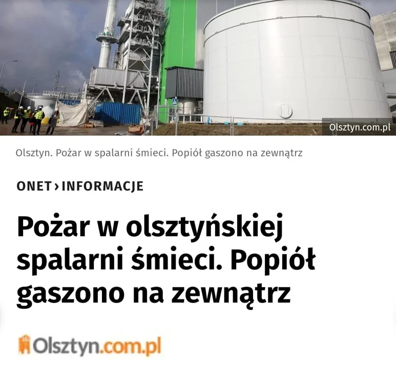 Grzegorz Orzełowski żąda zatrzymania prac związanych z realizacją spalarni w Siedlcach - Zdjęcie główne