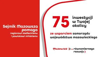 58 inwestycji z subregionu siedleckiego ze wsparciem samorządu Mazowsza - Zdjęcie główne