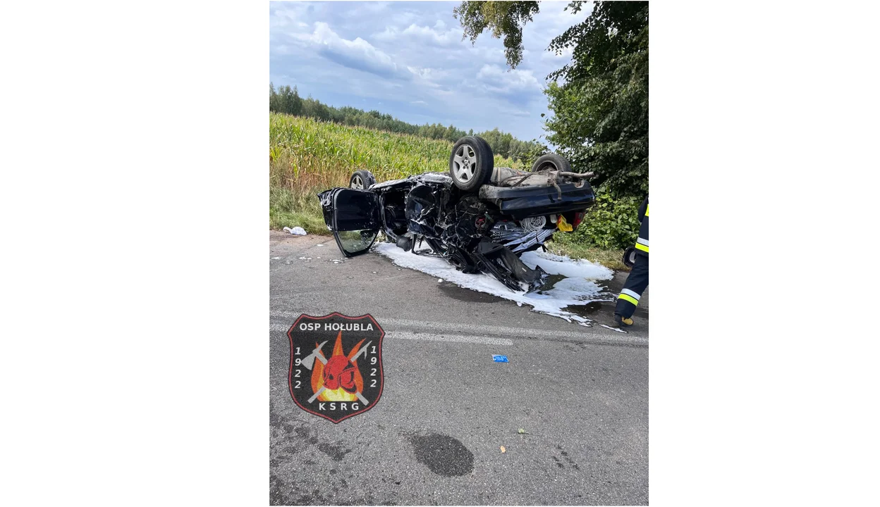 Wypadek w Korczewie. Jedna osoba zginęła - Zdjęcie główne