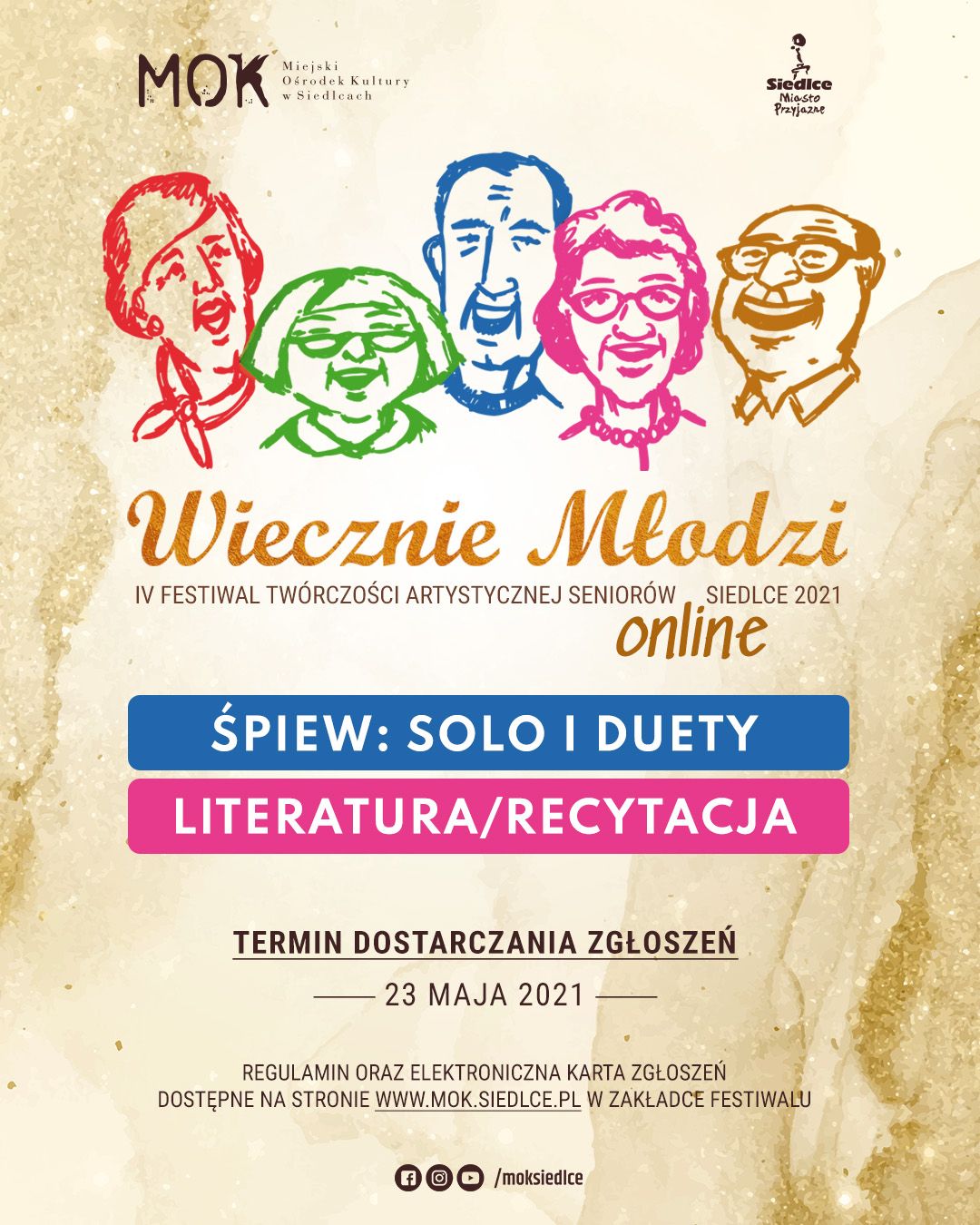 Festiwal Twórczości Artystycznej Seniorów "Wiecznie Młodzi" - wyniki - Zdjęcie główne