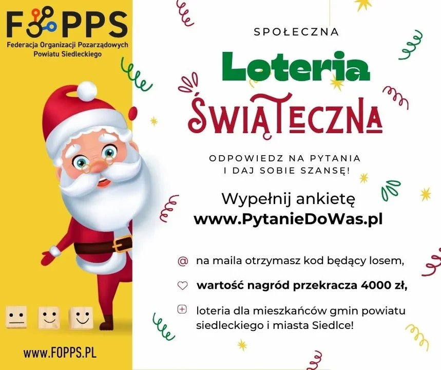 Zapraszamy do udziału w Społecznej Loterii Świątecznej - Zdjęcie główne