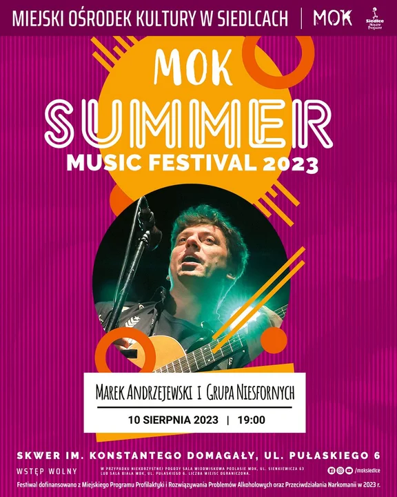 Kolejna odsłona MOK Summer Festival w Siedlcach - Zdjęcie główne