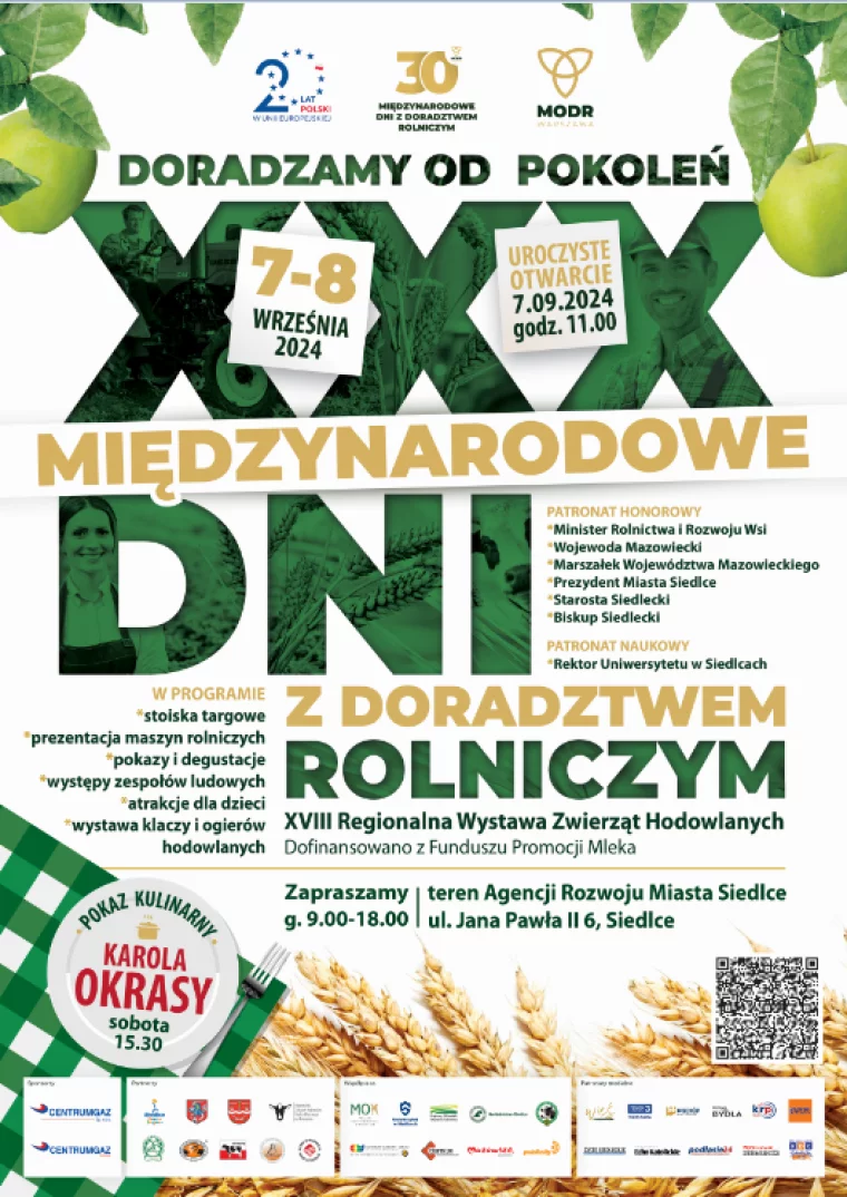 XXX Międzynarodowe Dni z Doradztwem Rolniczym w Siedlcach już dzisiaj - Zdjęcie główne