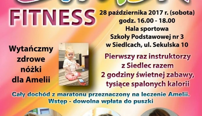 Charytatywny maraton zumby: Wytańczmy zdrowe nóżki dla Amelki! - Zdjęcie główne