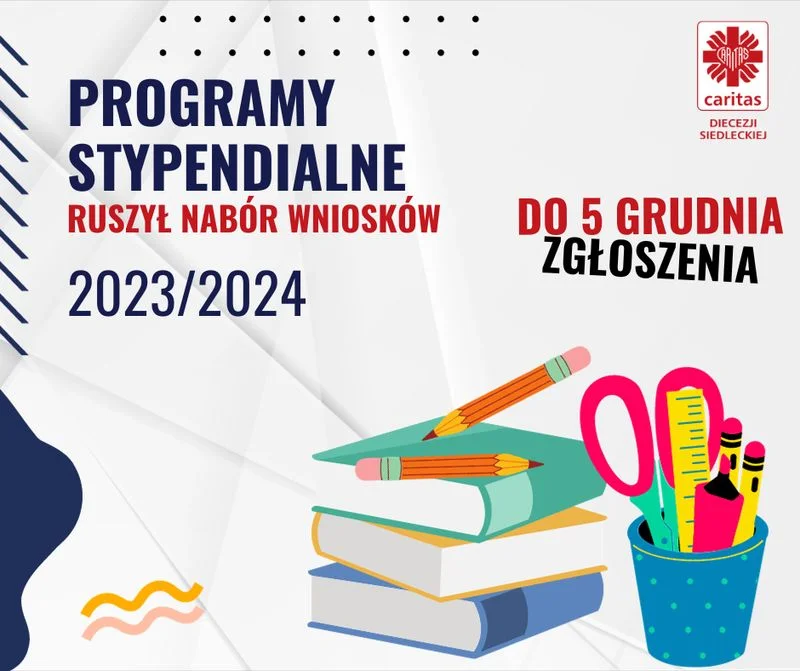 Caritas rusza z naborem do programów stypendialnych - Zdjęcie główne