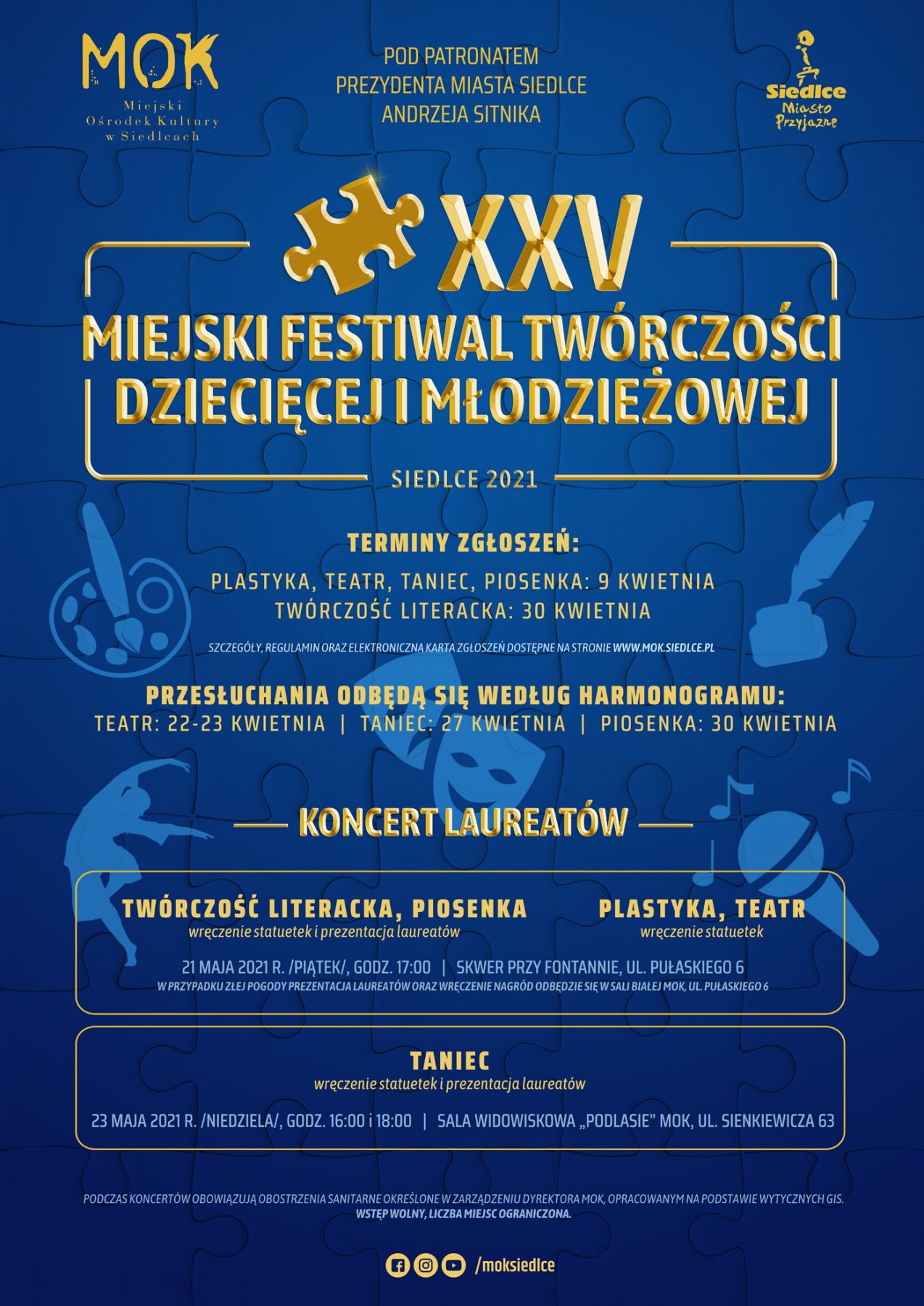 XXV Miejski Festiwal Twórczości Dziecięcej i Młodzieżowej  - Zdjęcie główne