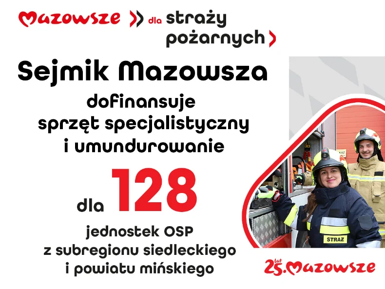 Region siedlecki: Dodatkowe środki dla ochotniczych straży pożarnych - Zdjęcie główne