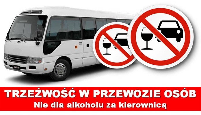 Policyjne działania "Trzeźwość w przewozie osób" - Zdjęcie główne