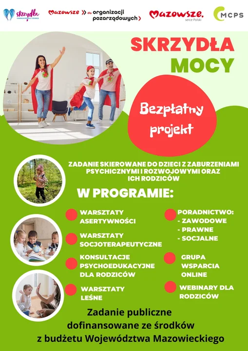 Projekt "Skrzydła Mocy" na terenie miasta i gminy Siedlce - Zdjęcie główne