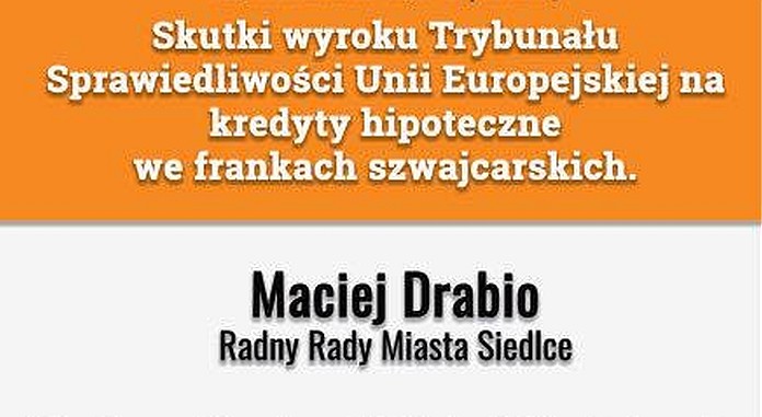 Siedlce: ważne dla frankowiczów - Zdjęcie główne