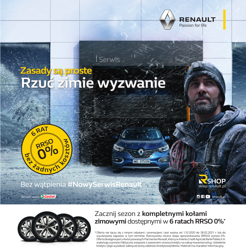 Sprawdź zimową ofertę promocji serwisowych w Renault AMS Chróścicki Siedlce - Zdjęcie główne