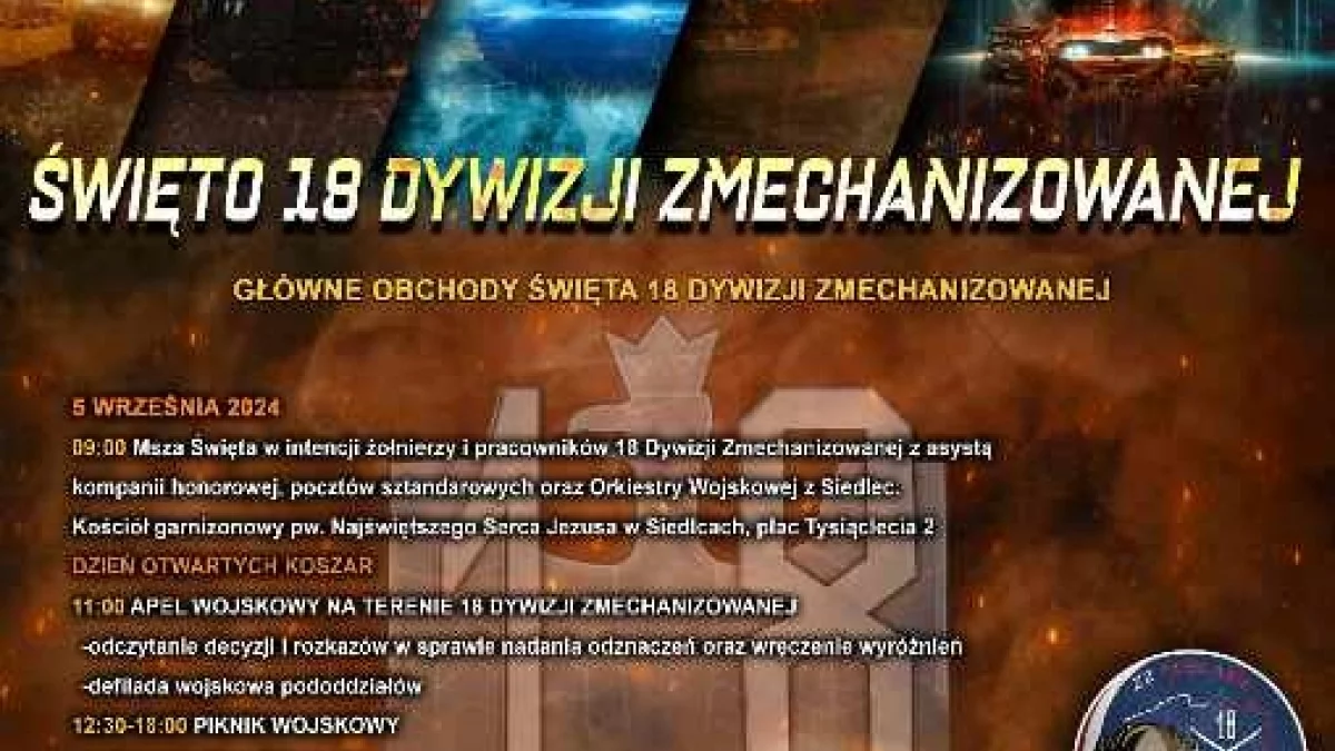 Święto 18 Dywizji Zmechanizowanej w Siedlcach - Zdjęcie główne