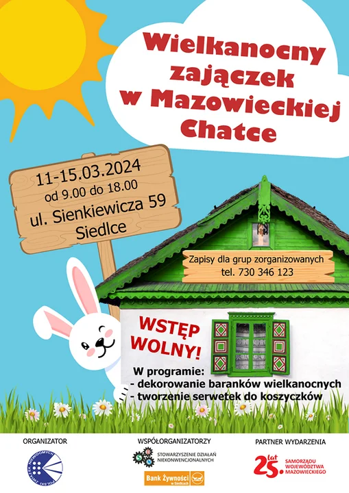 Wielkanocny Zajączek w Mazowieckiej Chacie - Zdjęcie główne