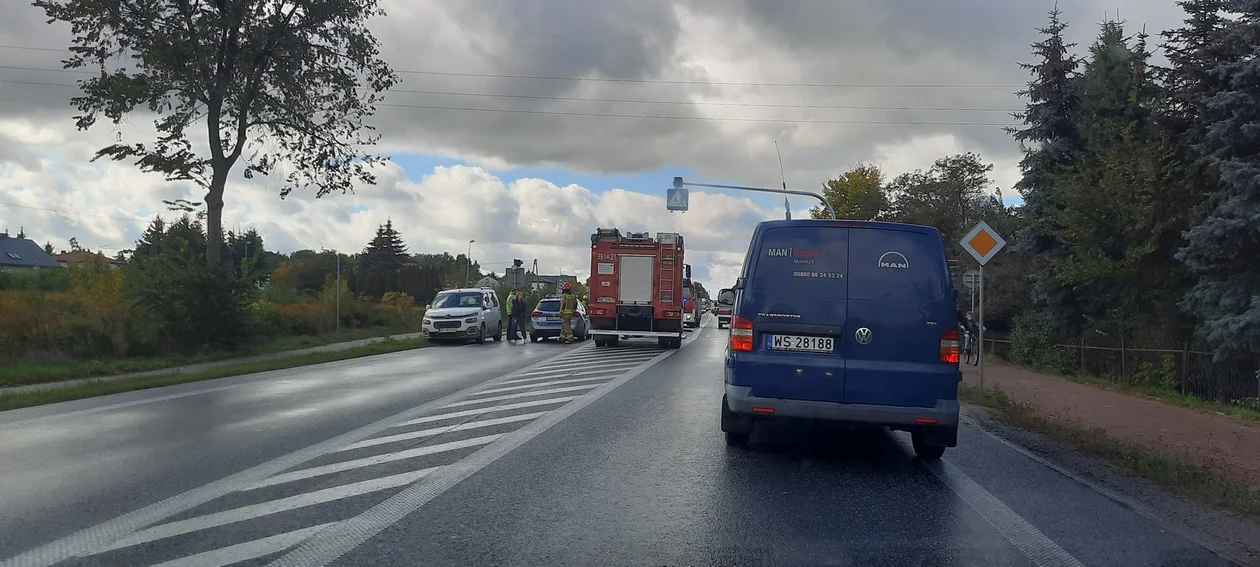Wypadek na trasie Gręzów - Siedlce - Zdjęcie główne