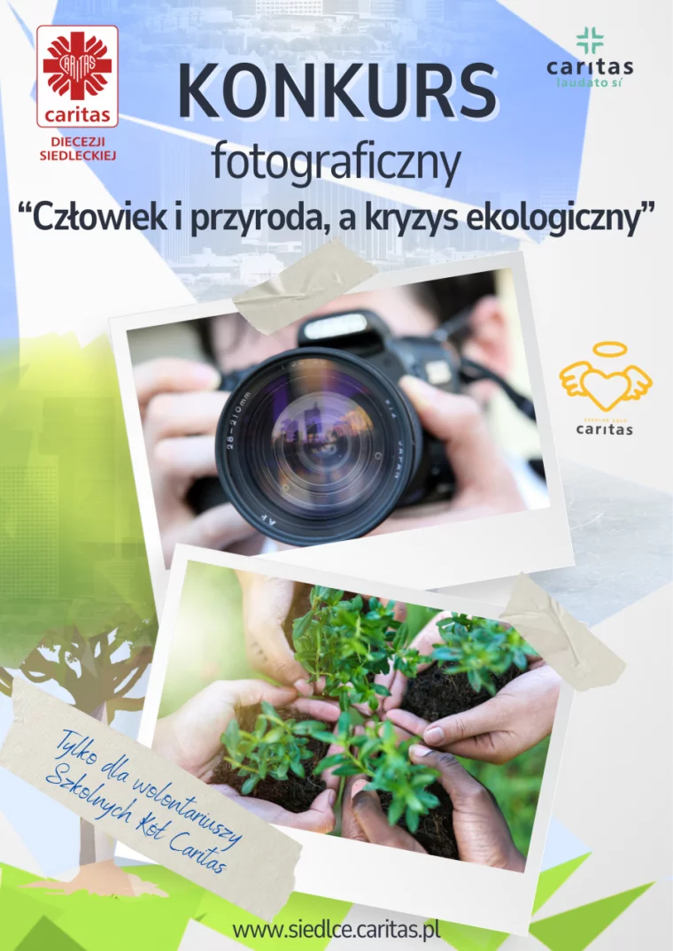 Konkurs fotograficzny dla wolontariuszy Szkolnych Kół Caritas - Zdjęcie główne