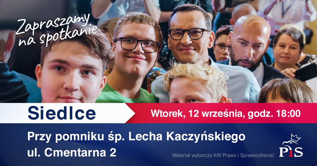 Mateusz Morawiecki odwiedzi Siedlce - Zdjęcie główne