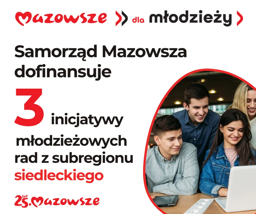 Trzy inicjatywy młodzieżowych rad z subregionu siedleckiego z dofinansowaniem - Zdjęcie główne