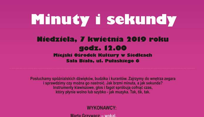 Minuty i sekundy - Smykofonia na Mazowszu - Zdjęcie główne