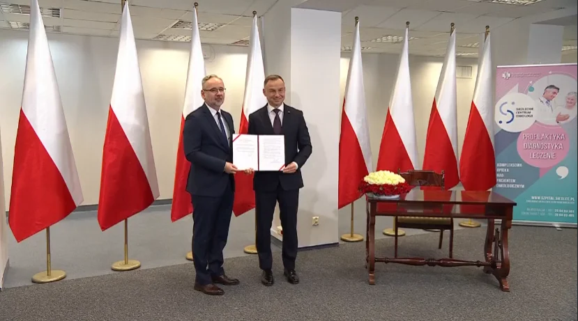 Prezydent Duda z wizytą w siedleckim szpitalu - Zdjęcie główne