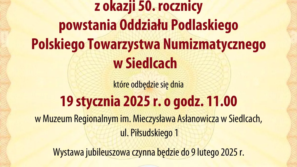 50–lecie Oddziału Podlaskiego PTN w Siedlcach - Zdjęcie główne