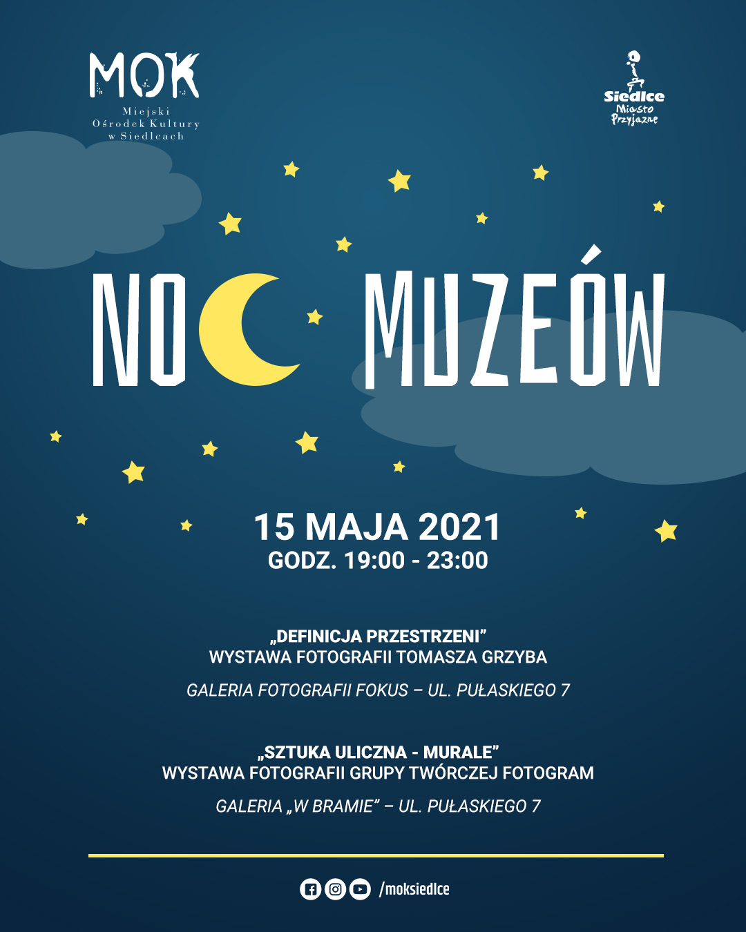 Miejski Ośrodek Kultury w Siedlcach zaprasza na Noc Muzeów 2021! - Zdjęcie główne