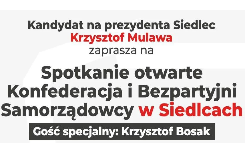 Spotkanie z posłami Konfederacji w hotelu Ibis w Siedlcach - Zdjęcie główne