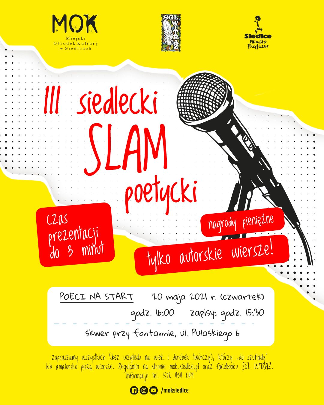 III Siedlecki Slam Poetycki - Zdjęcie główne