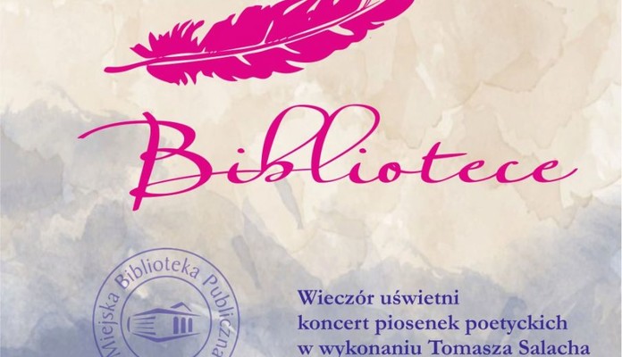 Dzień Poezji w bibliotece - Zdjęcie główne