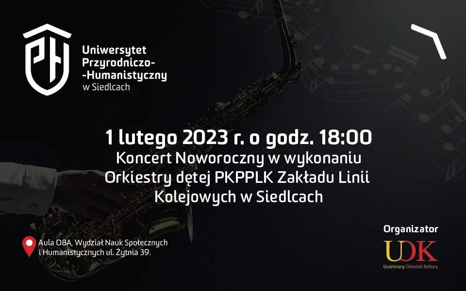 UPH Siedlce: koncert noworoczny - Zdjęcie główne