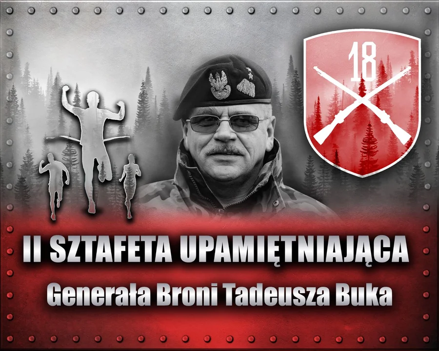 II Sztafeta upamiętniająca generała Tadeusza Buka - Zdjęcie główne