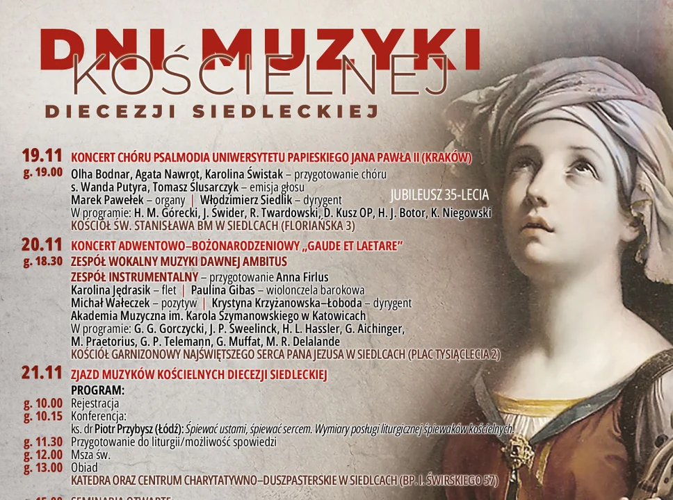 Dni Muzyki Kościelnej Diecezji Siedleckiej - Zdjęcie główne