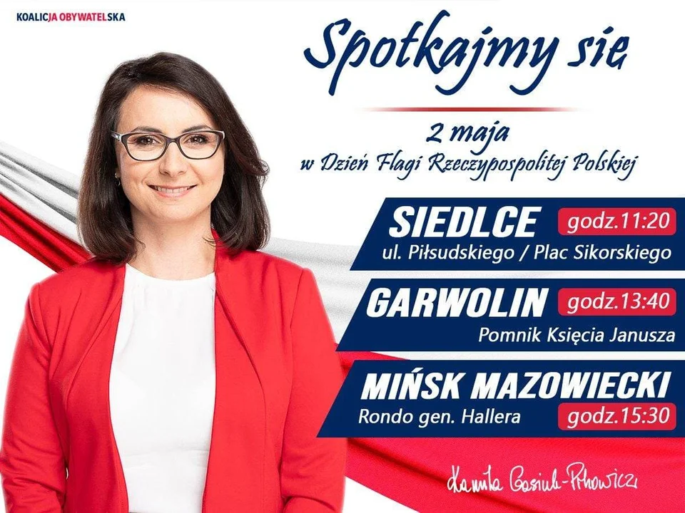 Siedlce: Spotkaj się z Kamilą Gasiuk-Pihowicz - Zdjęcie główne