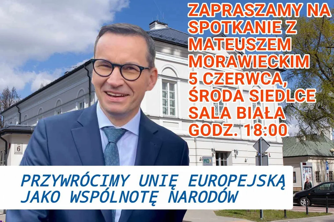 Mateusz Morawiecki zawita do Siedlec - Zdjęcie główne