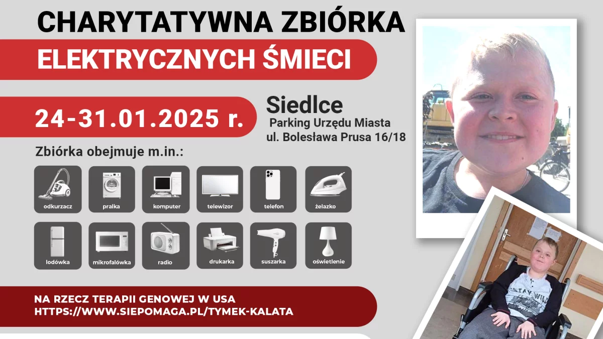 Oddaj elektrośmieci - pomożesz Tymkowi - Zdjęcie główne