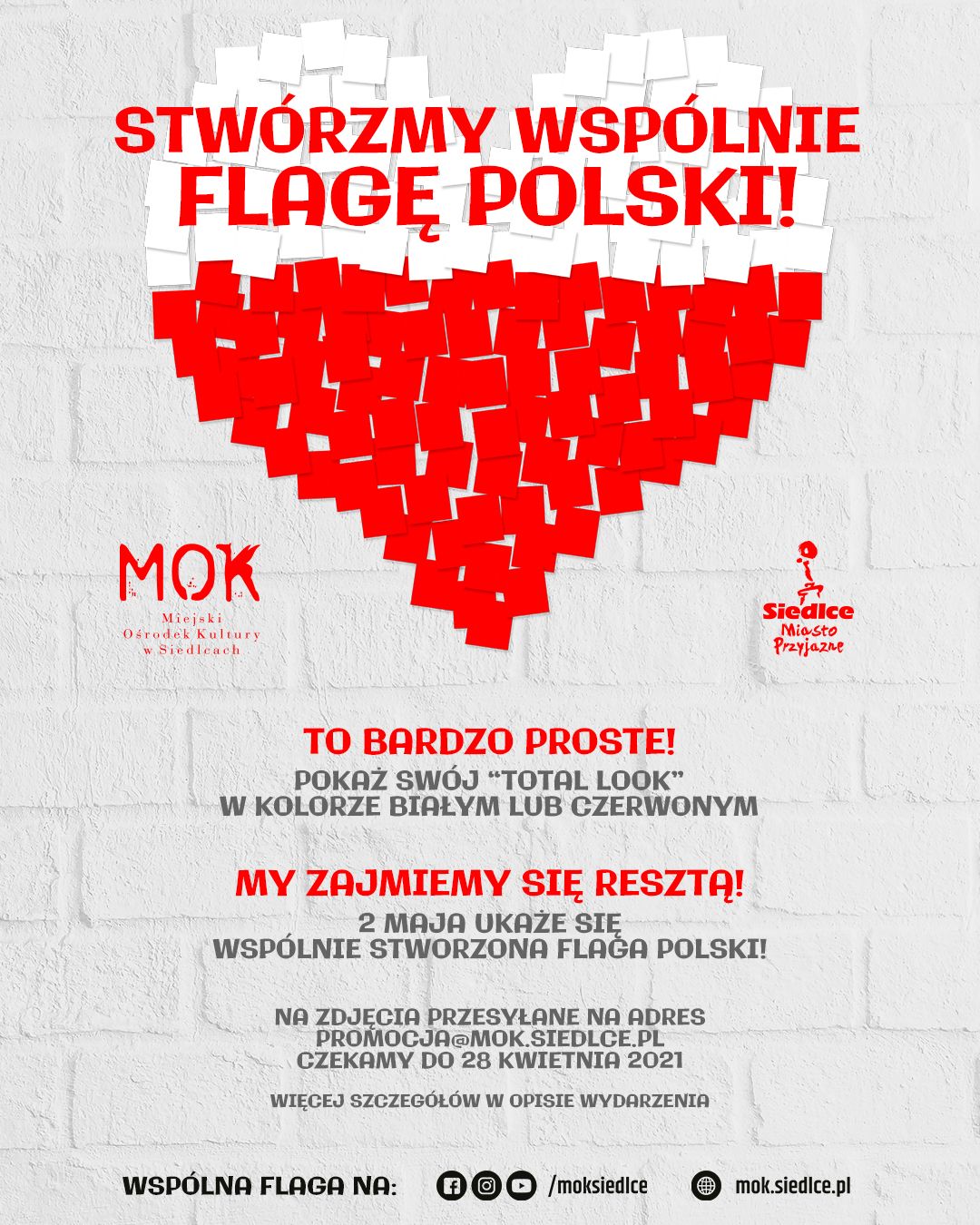 MOK w Siedlcach: Stwórzmy wspólnie flagę Polski! - Zdjęcie główne