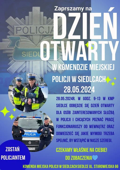 Dzień Otwarty w Komendzie Miejskiej Policji w Siedlcach - Zdjęcie główne