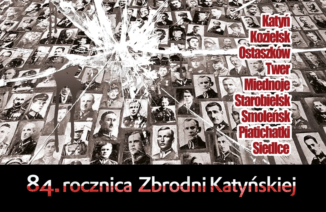 84 rocznica Zbrodni Katyńskiej w Siedlcach - Zdjęcie główne